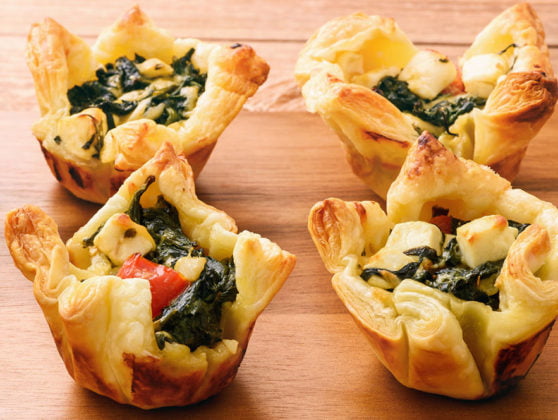Babeczki szpinakowe