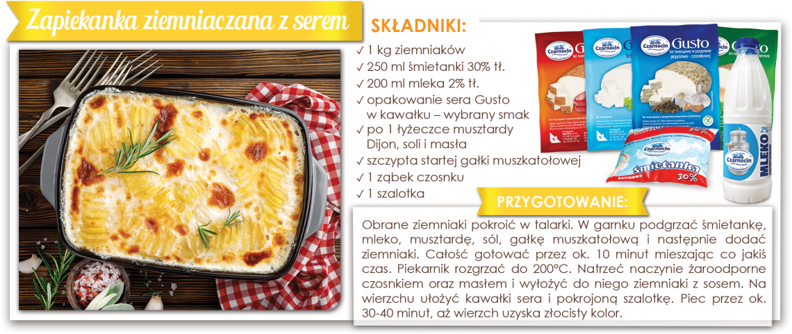 Zapiekanka ziemniaczana z serem