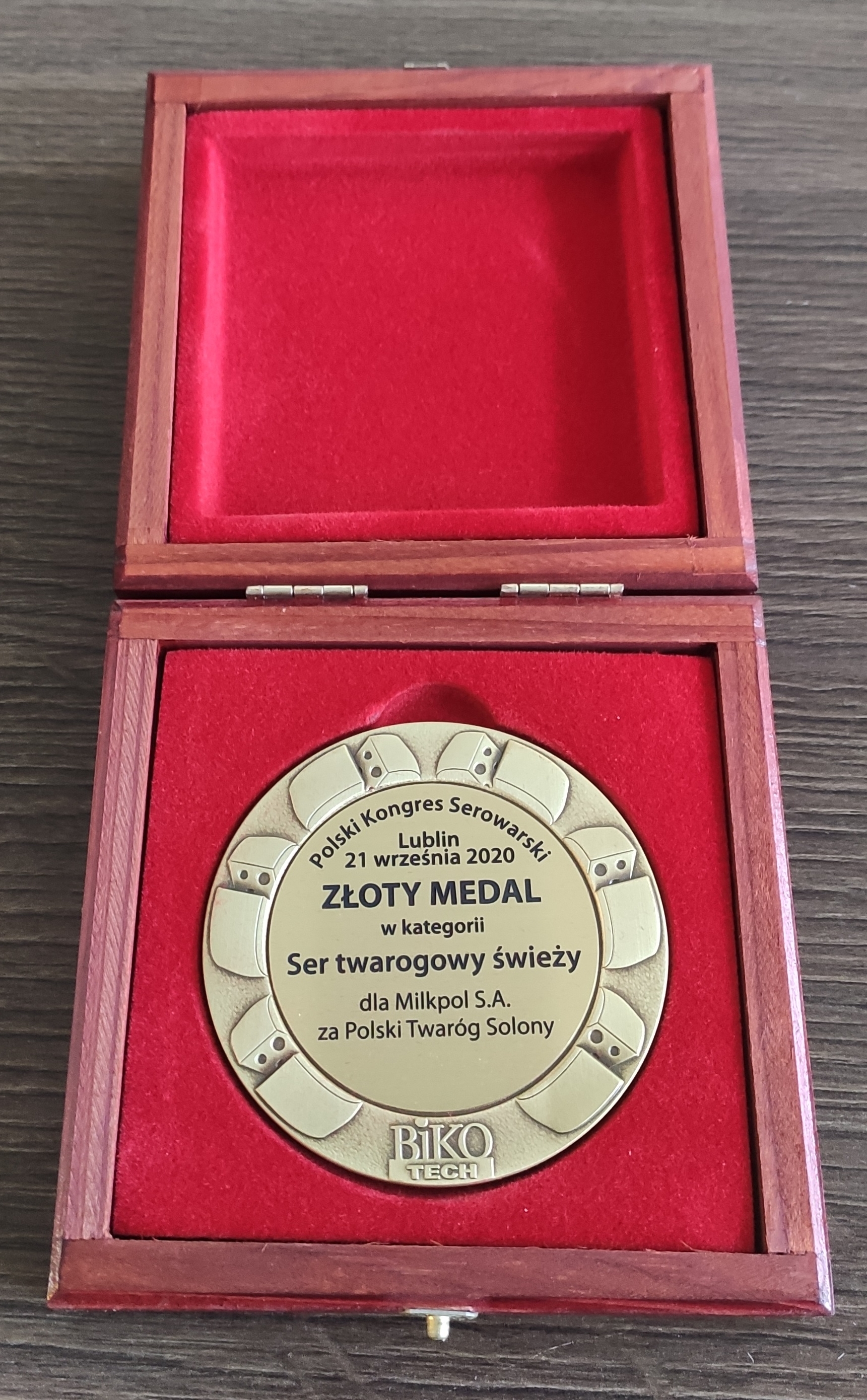 Złoty medal Konkurs Good Cheese 2020